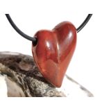 Mookait Swing Herz Schmuckstein gebohrt -...