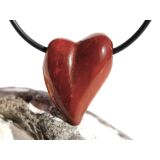 Mookait Swing Herz Schmuckstein gebohrt -...