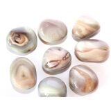 Achat rosa-grau (Botswana) Trommelsteine - ca. 2,9 - 3,7...