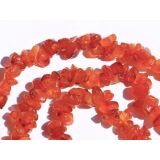 Karneol (Carneol) (gebr.) Splitterkette /...