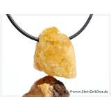 Gold-Beryll (Goldberyll / Beryll Gold) Rohsteinform angetrommelt (Trommelstein) gebohrt - Sonderqualit&auml;t - Rarit&auml;t - ca. 2,5 cm x 1,9 cm x 1,6 cm